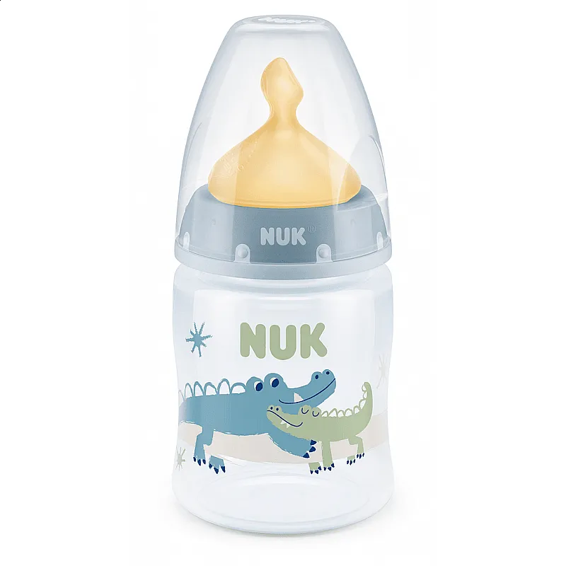 NUK First Choice РР Шише Temperature control 150мл. каучуков биберон 0-6 мес. микс - Син