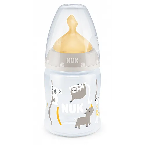 NUK First Choice РР Шише Temperature control 150мл каучуков биберон 0-6 мес. микс - Бежов