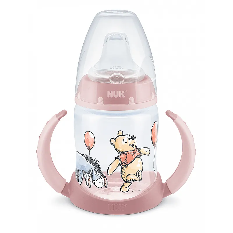 NUK First Choice РР шише Temperature Control 150мл със силиконов накрайник за сок Disney