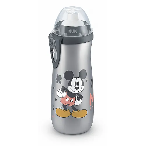 NUK Sports Cup Mickey GREY 450мл, 24+ мес.
