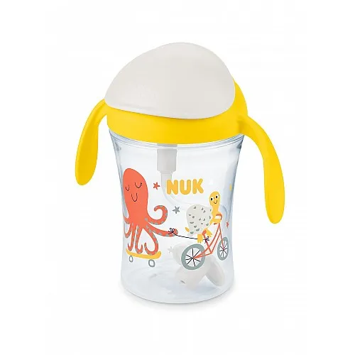 NUK ЧАША MOTION CUP жълта, 8+ мес.