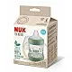 NUK for NATURE Шише за сок РР Temperature Control 150мл. със силиконов накрайник 6+мес. Зелено