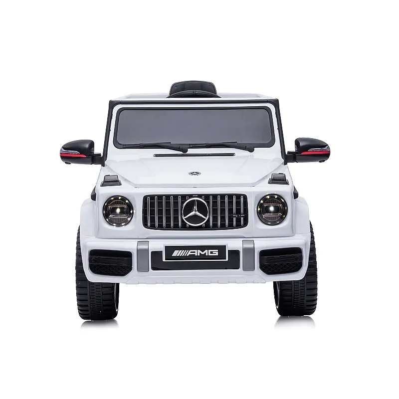 Chipolino Джип Mercedes G63 AMG бял,EVAгуми,коженa