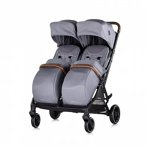 Chipolino Количка за близнаци Twinity облак