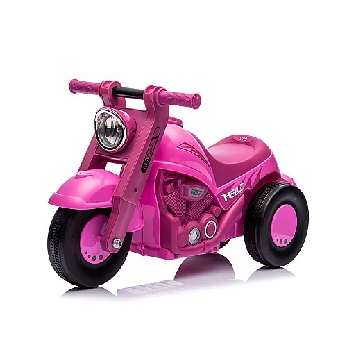Chipolino Количка за яздене с музика BubbleRider розов