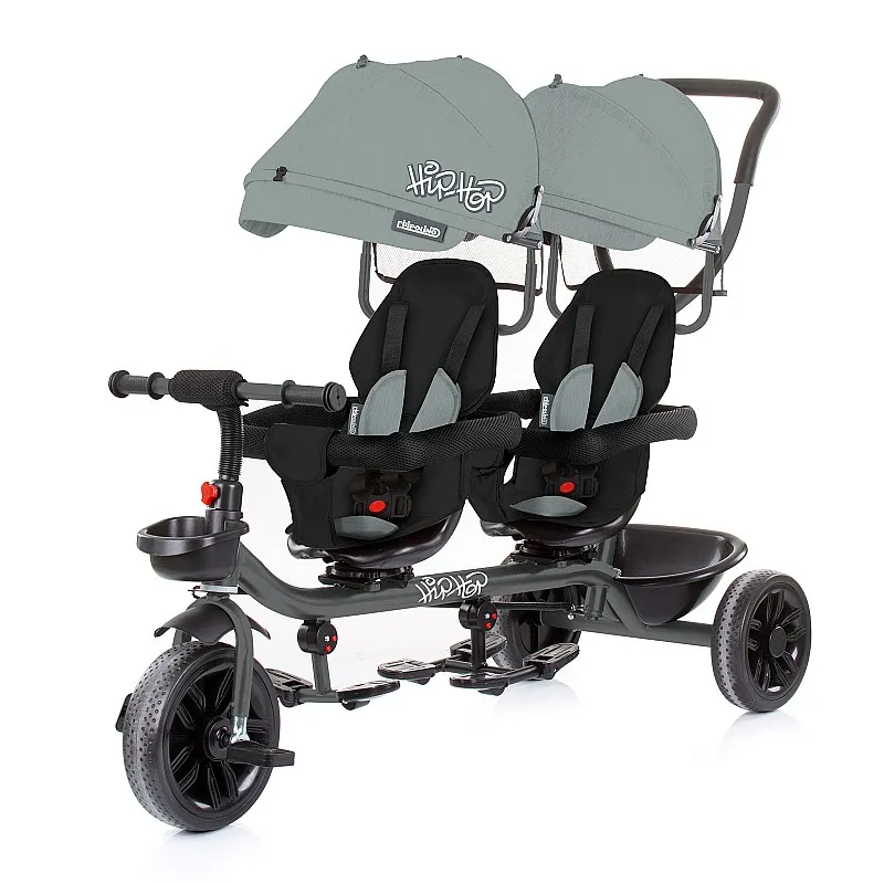 Chipolino Триколка за близнаци "Хип Хоп" платина