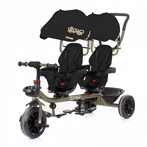 Chipolino Триколка за близнаци "Хип Хоп"  черна