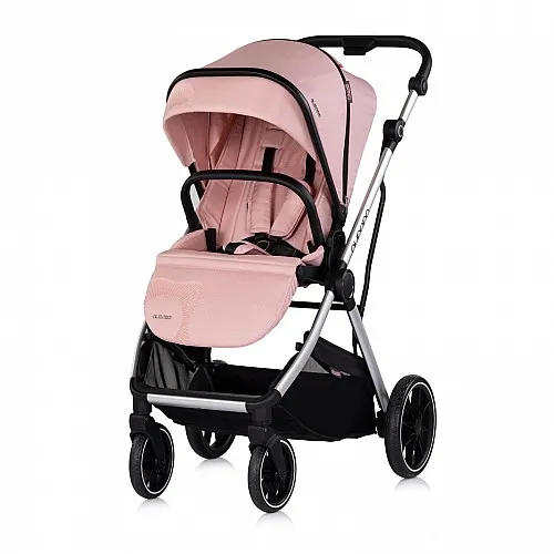 Chipolino Детска количка 3 в1 ,,Аурора" розова пудра