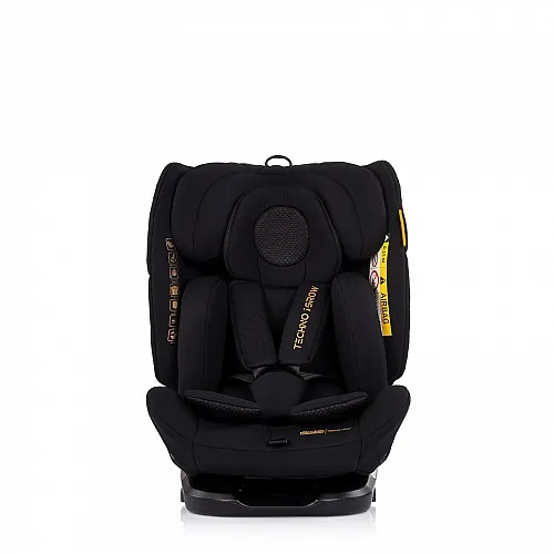 Chipolino Стол за кола 360 I-size40-150 Techno iGROW чeрен