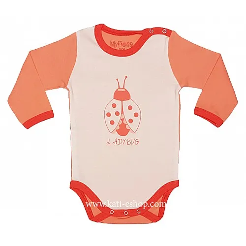 MYMOSA Бебешко боди с дълъг ръкав 3-550