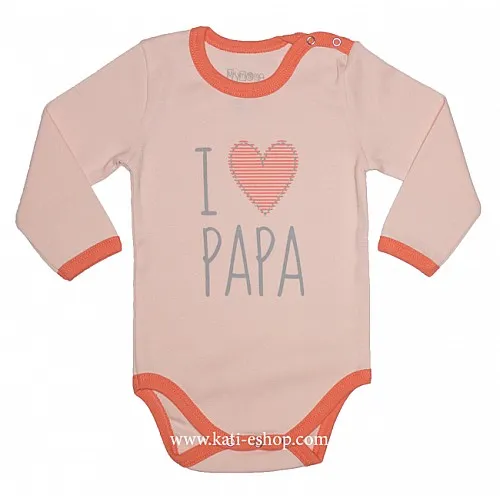 MYMOSA Бебешко боди с дълъг ръкав 3-1049