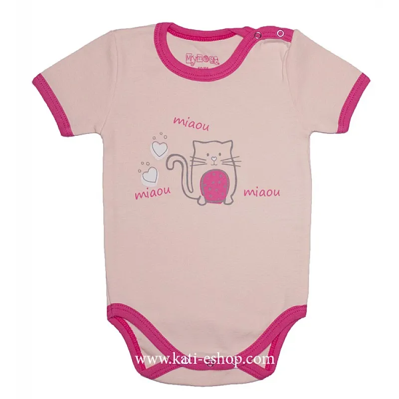 MYMOSA Бебешко боди с къс ръкав 3-1113