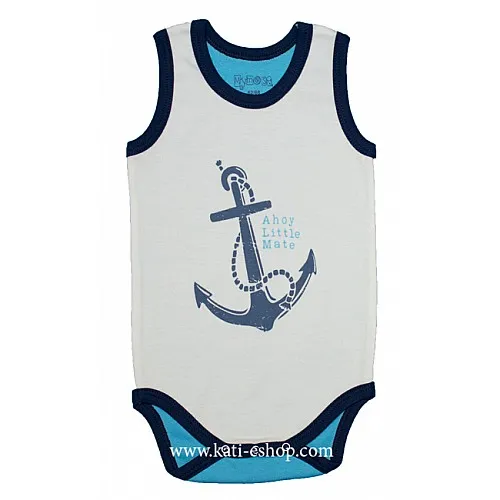 MYMOSA Бебешко боди потник 3-1127