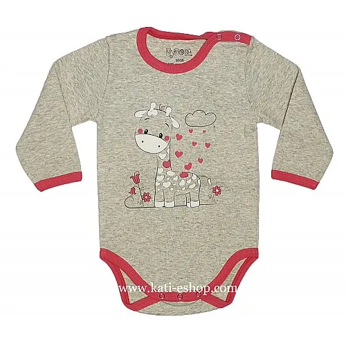 MYMOSA Бебешко боди с дълъг ръкав 3-1509