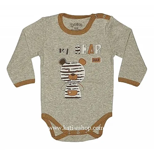 MYMOSA Бебешко боди с дълъг ръкав 3-1511