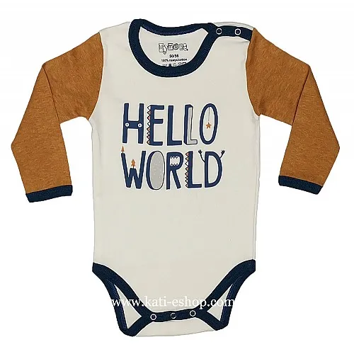 MYMOSA Бебешко боди с дълъг ръкав 3-1512