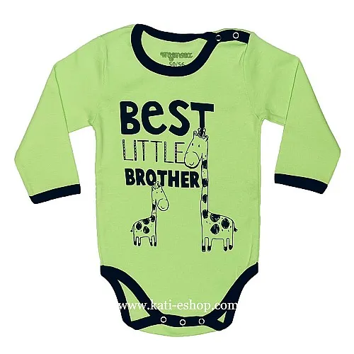 MYMOSA Бебешко боди с дълъг ръкав 3-1513