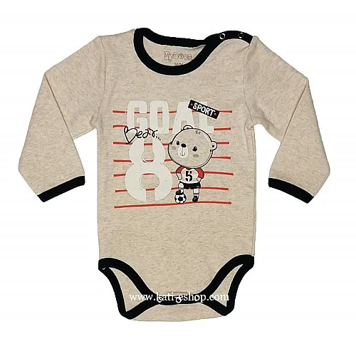 MYMOSA Бебешко боди с дълъг ръкав 3-1587