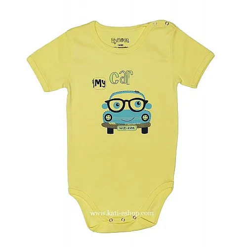 MYMOSA Бебешко боди с къс ръкав 3-1736