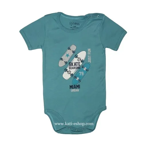 MYMOSA Бебешко боди с къс ръкав 3-1737