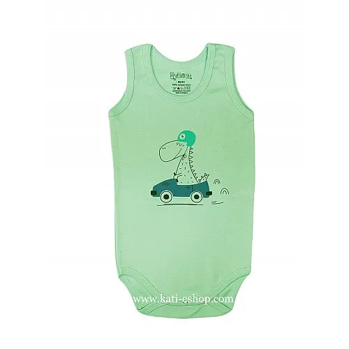 MYMOSA Бебешко боди потник 3-2153