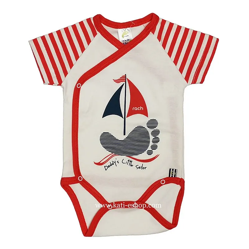 RACH Бебешко боди с къс ръкав 3-1721