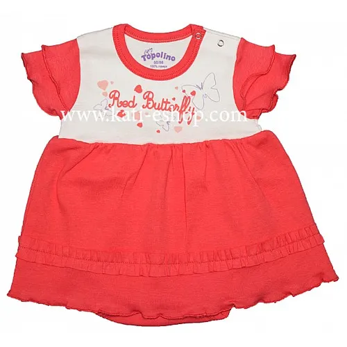 TOPOLINO Боди рокля корал 3-204