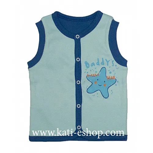 TOPOLINO Бебешки памучен елек за момче 3-1164