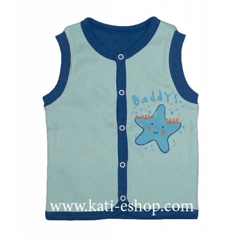 TOPOLINO Бебешки памучен елек за момче 3-1164