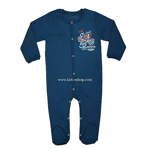 TOPOLINO Син памучен гащеризон 3-1621