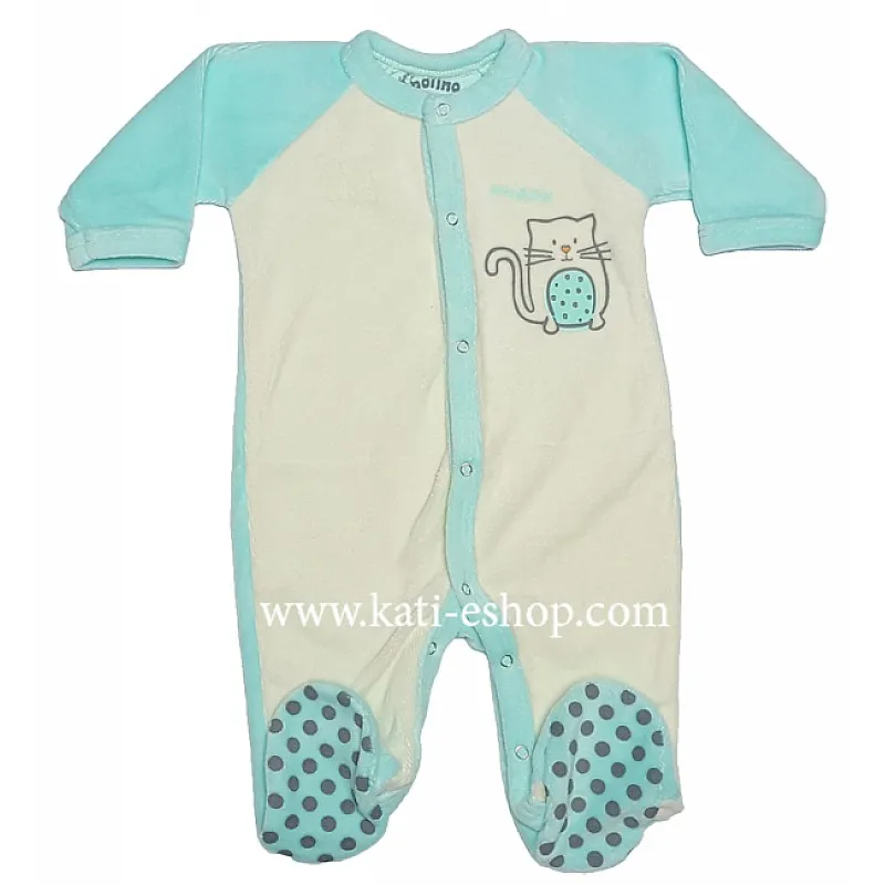 TOPOLINO Плюшен бебешки гащеризон 3-488