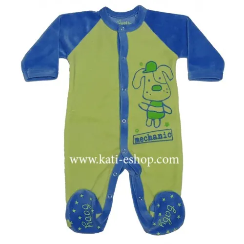 TOPOLINO Плюшен бебешки гащеризон 3-489