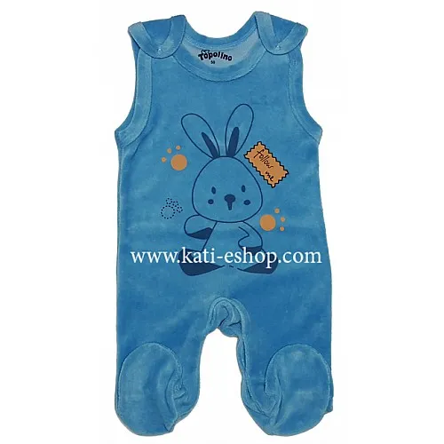 TOPOLINO Плюшен бебешки гащеризон 3-491