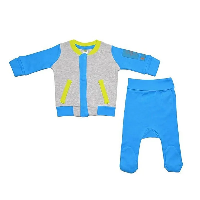 RACH Рипсен комплект жилетка и ританки за момче 3-2165