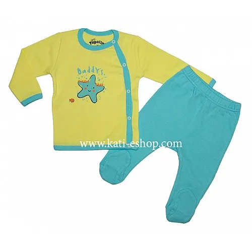 TOPOLINO Комплект жилетка с ританки за момче 3-1163