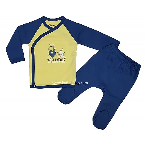 TOPOLINO Комплект жилетка и ританки за момче 3-1504