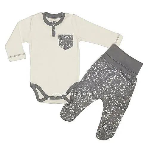 TOPOLINO Комплект боди и ританки за момче 3-1550