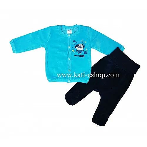 TOPOLINO Плюшен комплект жилетка и ританки 3-2068