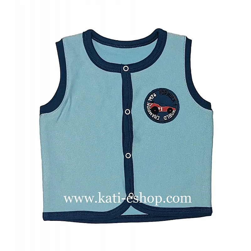 TOPOLINO Памучен бебешки елек за момче 3-1805