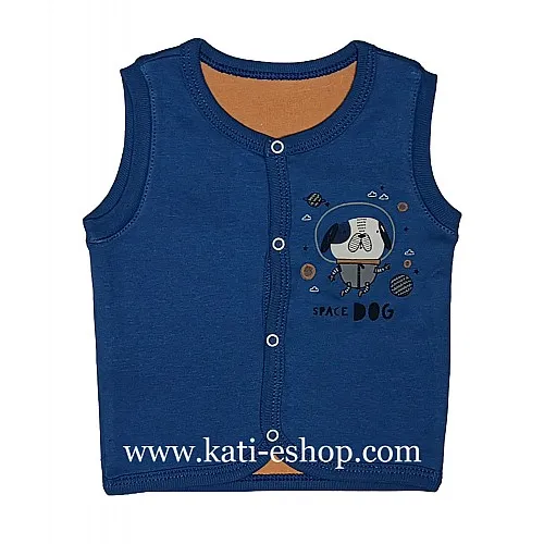 TOPOLINO Памучен бебешки елек за момче 3-1875