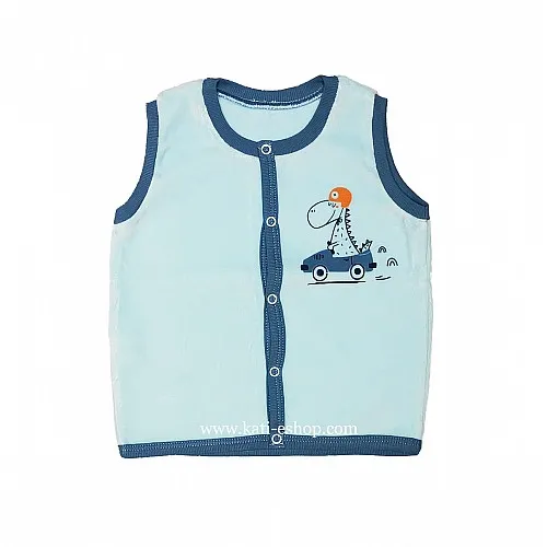 TOPOLINO Бебешки плюшен елек за момче 3-2076