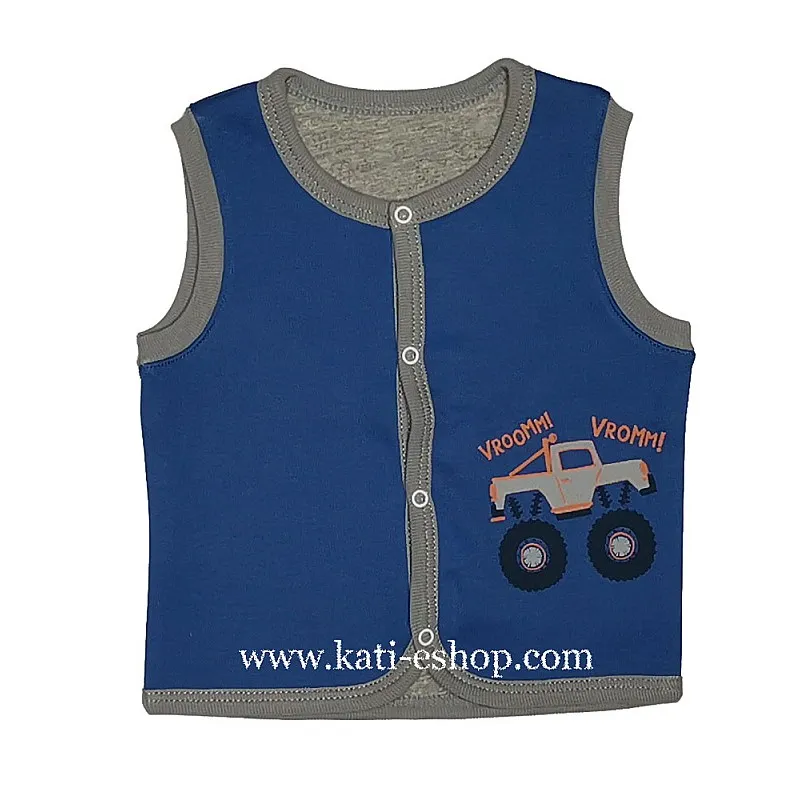 TOPOLINO Памучен бебешки елек за момче 3-1630