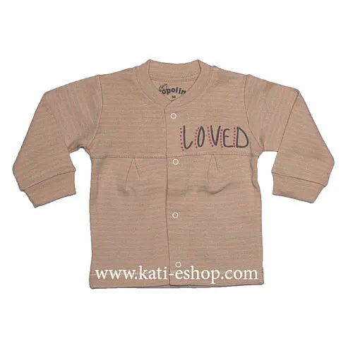 TOPOLINO Памучна бебешка жилетка за момиче 3-1167