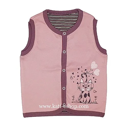 TOPOLINO Бебешки елек за момиче 3-1491