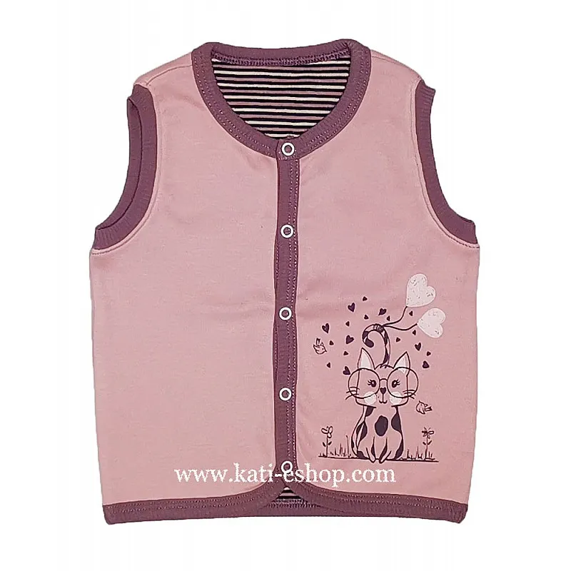 TOPOLINO Бебешки елек за момиче 3-1491