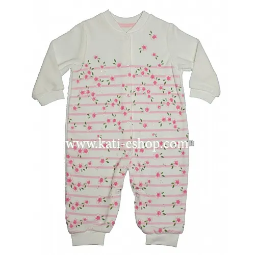KIDAXI BABY Плюшен гащеризон за момиче 3-1108