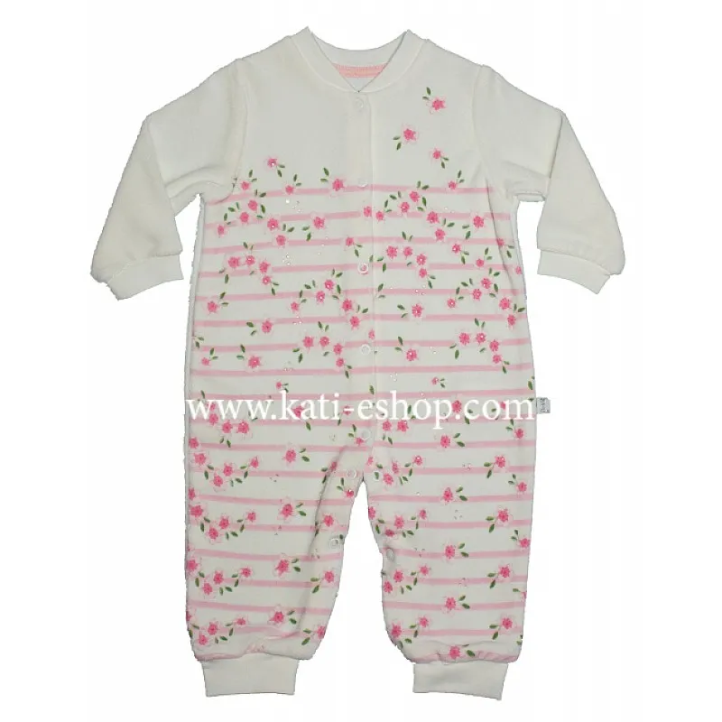 KIDAXI BABY Плюшен гащеризон за момиче 3-1108