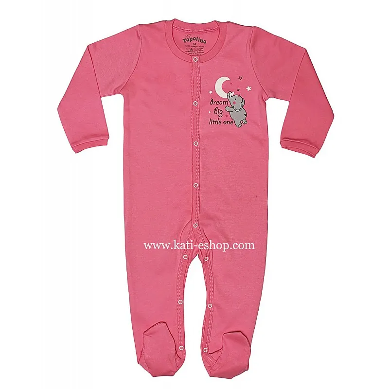 TOPOLINO Бебешки гащеризон с дълъг ръкав за момиче 3-1879