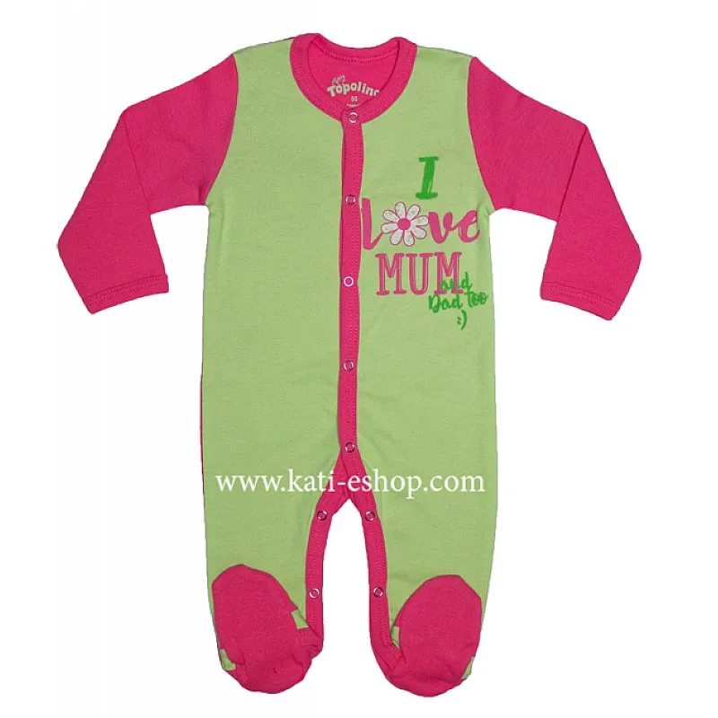 TOPOLINO Бебешки гащеризон за момиче 3-992