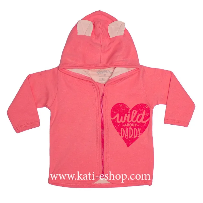 TOPOLINO Бебешки суитшърт за момиче 3-950